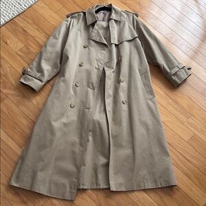 Vintage Nordstrom Tan Trench Coat